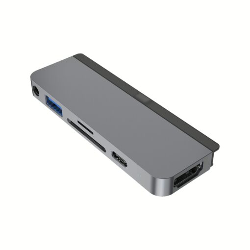 อุปกรณ์เชื่อมต่อ Hyper รุ่น HyperDrive 6-in-1 USB-C Hub for iPad Pro - สีเทา