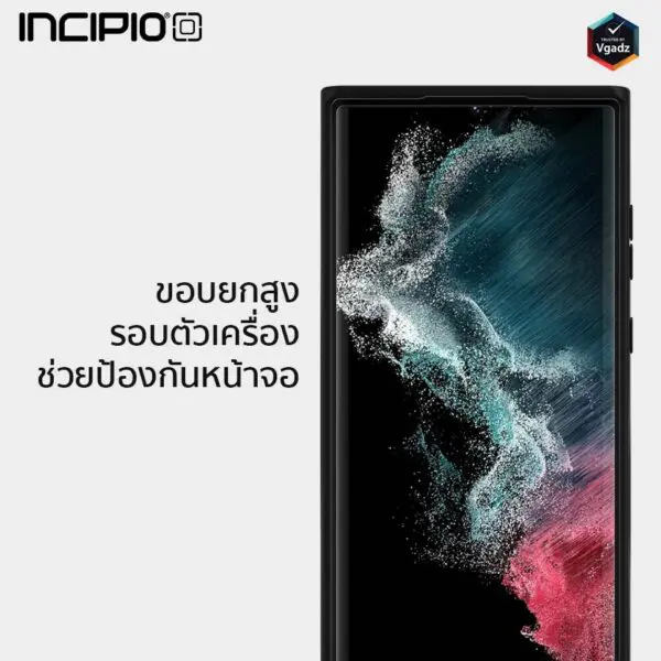 เคส Incipio รุ่น Organicore Clear - Samsung Galaxy S22 Plus - สี Charcoal/Clear