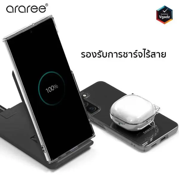 เคส Araree รุ่น Nukin - Samsung Galaxy S22 Ultra - สีใส