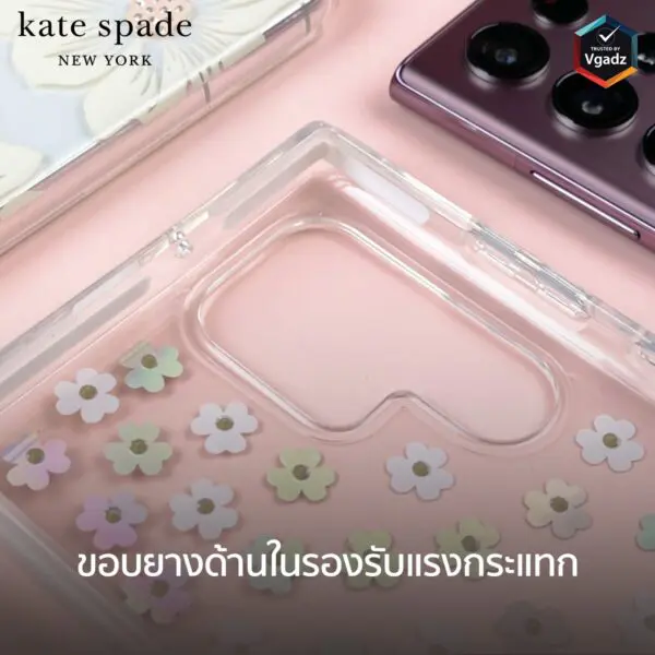 เคส Kate Spade New York รุ่น Defensive Hardshell Case - Samsung Galaxy S22 Plus - ลาย Scattered Flowers