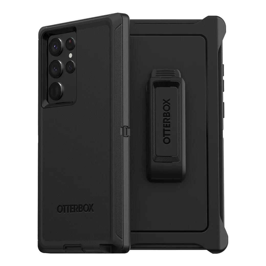เคส Otterbox รุ่น Defender - Galaxy S22 Ultra - สี Black/Black