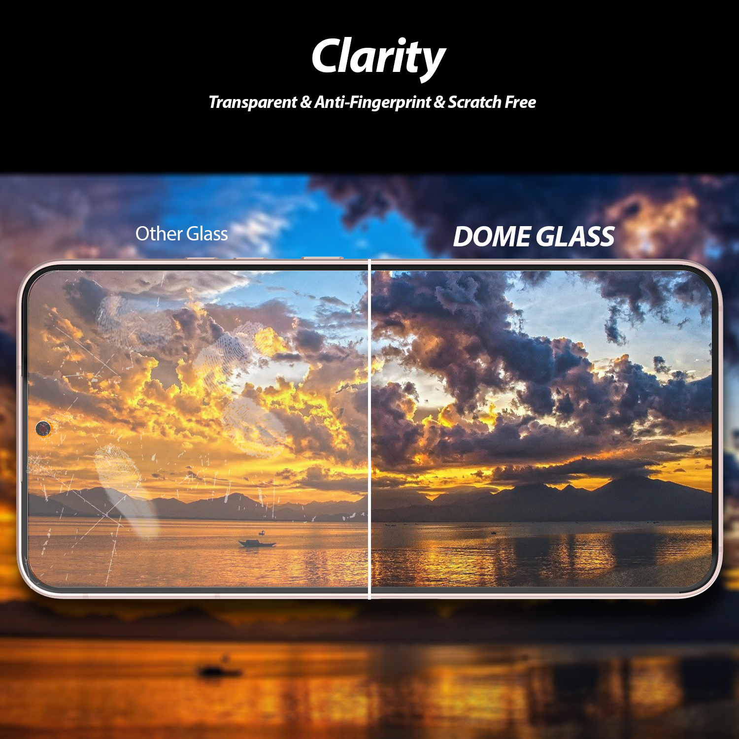 ฟิล์มกระจกนิรภัย Whitestone Dome Glass - Galaxy S22 Plus - อุปกรณ์การติดแบบครบชุด (ฟิล์ม 2 แผ่น)