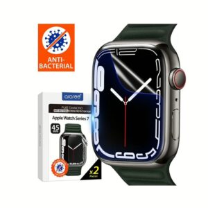 ฟิล์มกันรอย Araree รุ่น Pure Diamond – Apple Watch Series 7/8/9 (45mm) – สีใส