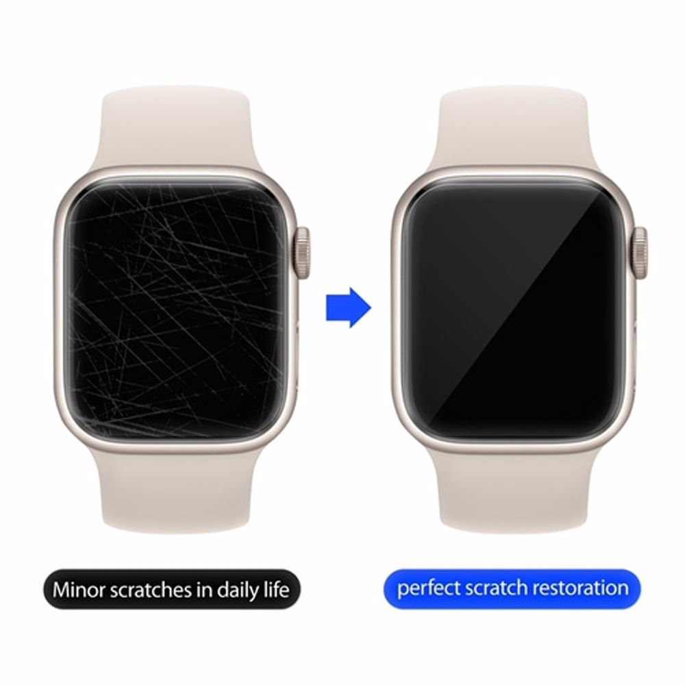ฟิล์มกันรอย Araree รุ่น Pure Diamond – Apple Watch Series 7/8/9 (45mm) – สีใส