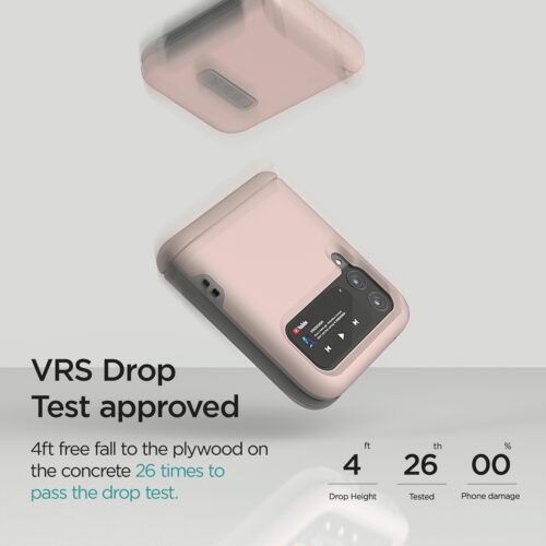 เคส VRS รุ่น Terra Guard Modern - Galaxy Z Flip 3 - สี Pink Sand - Image 6