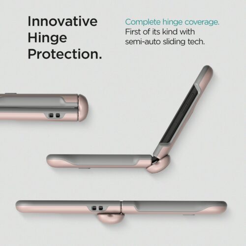 เคส VRS รุ่น Terra Guard Modern - Galaxy Z Flip 3 - สี Pink Sand - Image 8