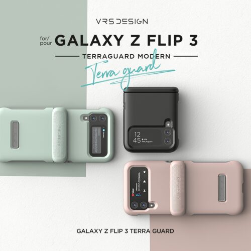 เคส VRS รุ่น Terra Guard Modern - Galaxy Z Flip 3 - สี Pink Sand - Image 10