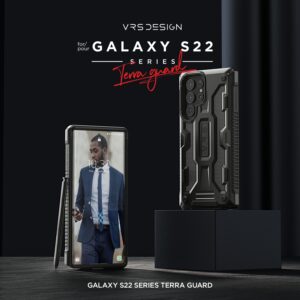 VRS รุ่น Terra Guard - เคส Galaxy S22 Ultra - สีดำ