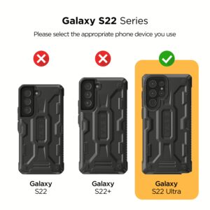 VRS รุ่น Terra Guard - เคส Galaxy S22 Ultra - สีดำ