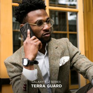 VRS รุ่น Terra Guard - เคส Galaxy S22 Ultra - สีดำ