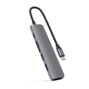 อุปกรณ์เชื่อมต่อ Hyper รุ่น Hyperdrive Bar 6-in-1 USB-C Hub - สีเทา