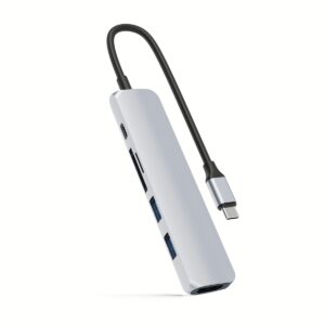 อุปกรณ์เชื่อมต่อ Hyper รุ่น Hyperdrive Bar 6-in-1 USB-C Hub - สีเงิน