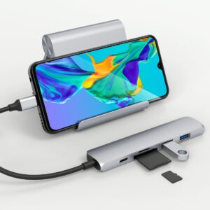 อุปกรณ์เชื่อมต่อ Hyper รุ่น Hyperdrive Bar 6-in-1 USB-C Hub - สีเงิน
