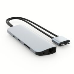 อุปกรณ์เชื่อมต่อ Hyper รุ่น Hyperdrive Viper 10-in-2 USB-C Hub - สีเงิน