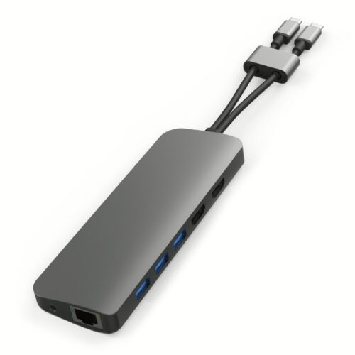 อุปกรณ์เชื่อมต่อ Hyper รุ่น Hyperdrive Viper 10-in-2 USB-C Hub - สีเทา - Image 3