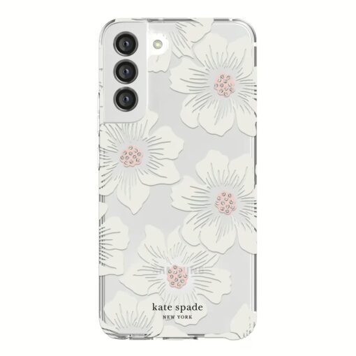 Kate Spade New York รุ่น Protective Hardshell Case - เคส Galaxy S22 Plus - Hollyhock Floral