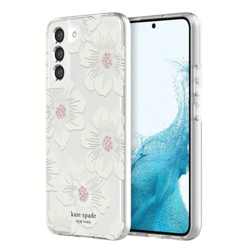Kate Spade New York รุ่น Protective Hardshell Case - เคส Galaxy S22 Plus - Hollyhock Floral - Image 3