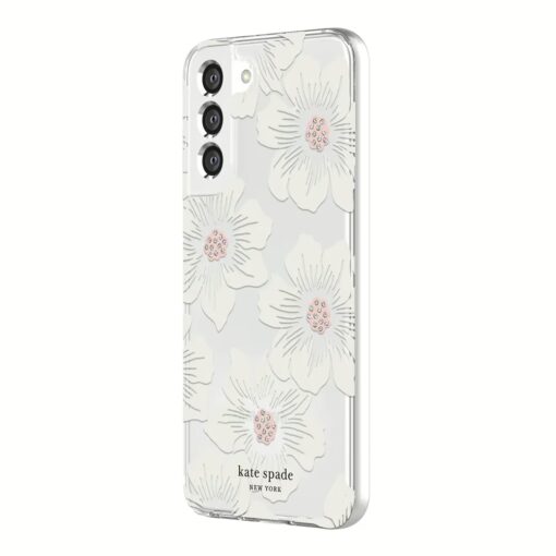 Kate Spade New York รุ่น Protective Hardshell Case - เคส Galaxy S22 Plus - Hollyhock Floral - Image 4