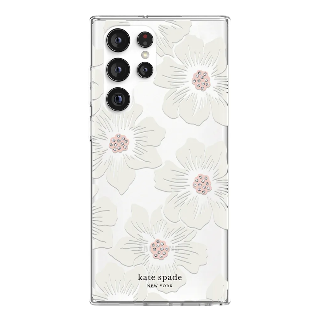 เคส Kate Spade New York รุ่น Protective Hardshell Case - Galaxy S22 Ultra - Hollyhock Floral