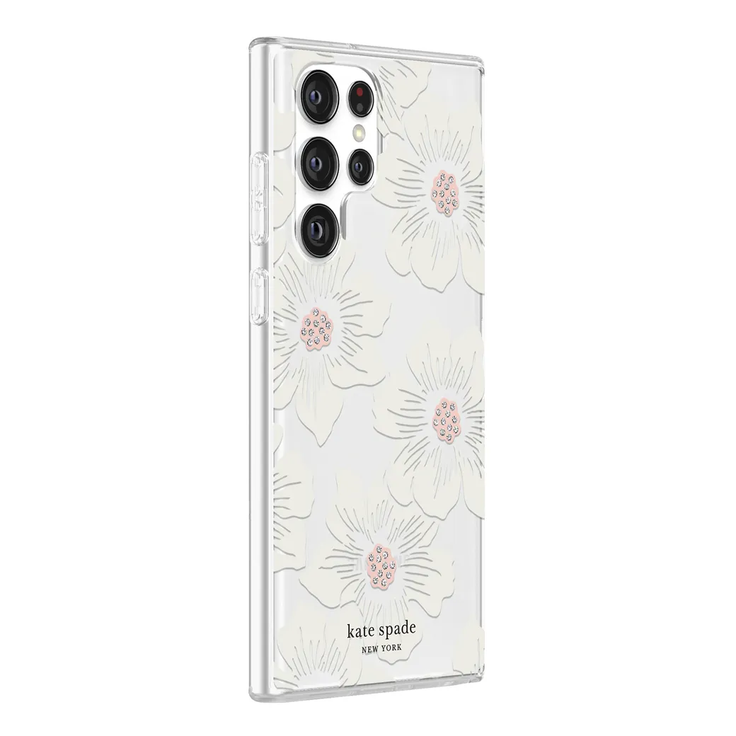 เคส Kate Spade New York รุ่น Protective Hardshell Case - Galaxy S22 Ultra - Hollyhock Floral