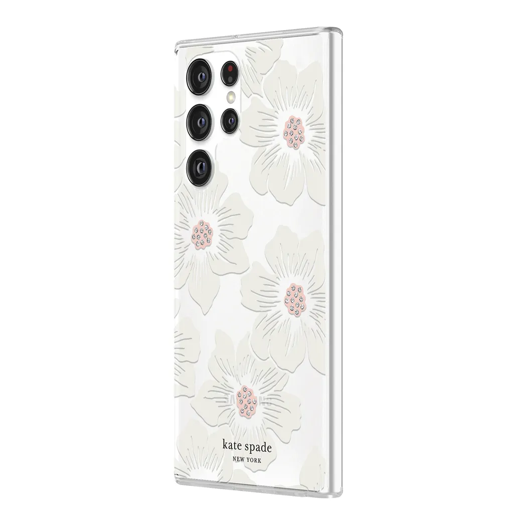 เคส Kate Spade New York รุ่น Protective Hardshell Case - Samsung Galaxy S22 Ultra - Hollyhock Floral