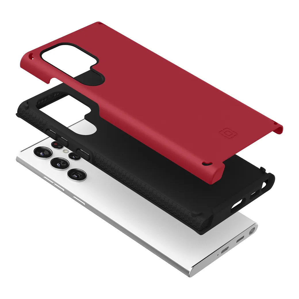 เคส Incipio รุ่น Duo - Galaxy S22 Ultra - สี Salsa Red/Black