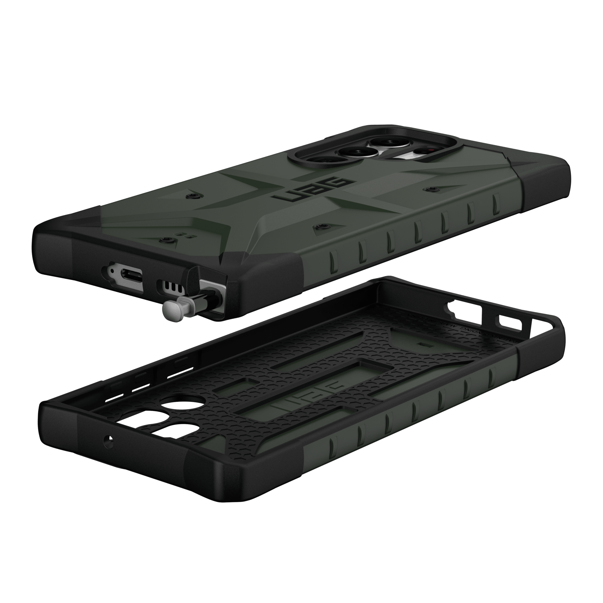 เคส UAG รุ่น Pathfinder - Galaxy S22 Ultra - สีเขียว