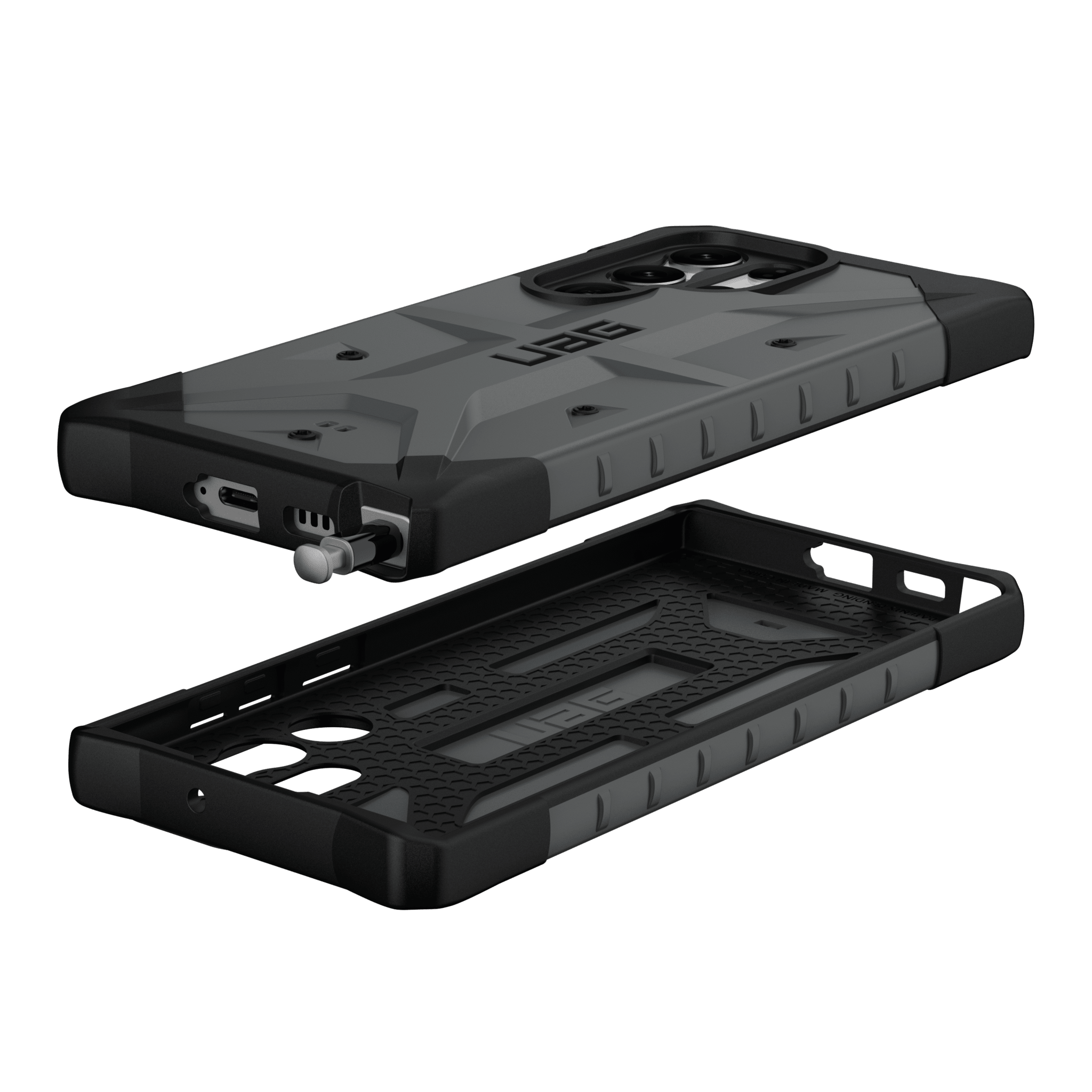 เคส UAG รุ่น Pathfinder - Galaxy S22 Ultra - สีเงิน