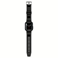 เคส+สาย Spigen รุ่น Rugged Armor Pro - Apple Watch 44/45mm - สีดำ