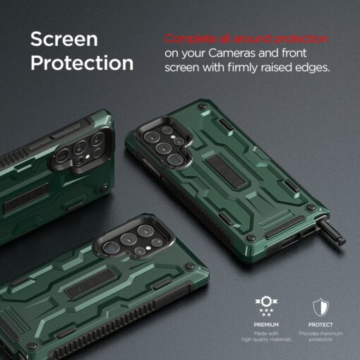 VRS รุ่น Terra Guard - เคส Galaxy S22 Ultra - สีเขียว - Image 5