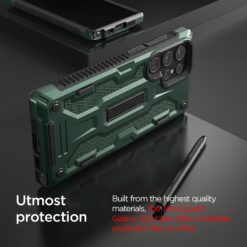 VRS รุ่น Terra Guard - เคส Galaxy S22 Ultra - สีเขียว