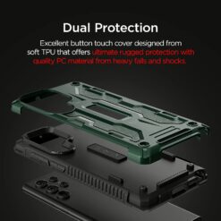 VRS รุ่น Terra Guard - เคส Galaxy S22 Ultra - สีเขียว