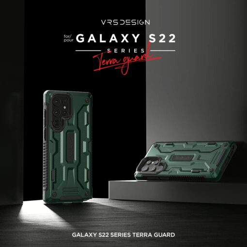 VRS รุ่น Terra Guard - เคส Galaxy S22 Ultra - สีเขียว - Image 9