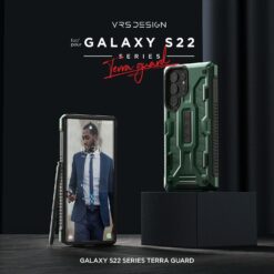 VRS รุ่น Terra Guard - เคส Galaxy S22 Ultra - สีเขียว