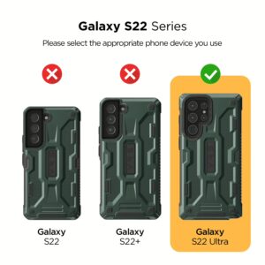VRS รุ่น Terra Guard - เคส Galaxy S22 Ultra - สีเขียว