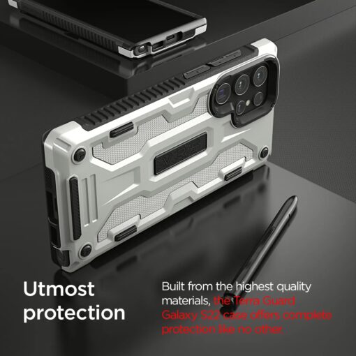 VRS รุ่น Terra Guard - เคส Galaxy S22 Ultra - สีขาว - Image 5