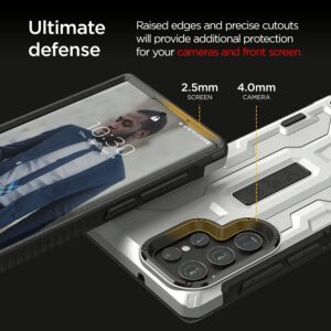 VRS รุ่น Terra Guard - เคส Galaxy S22 Ultra - สีขาว