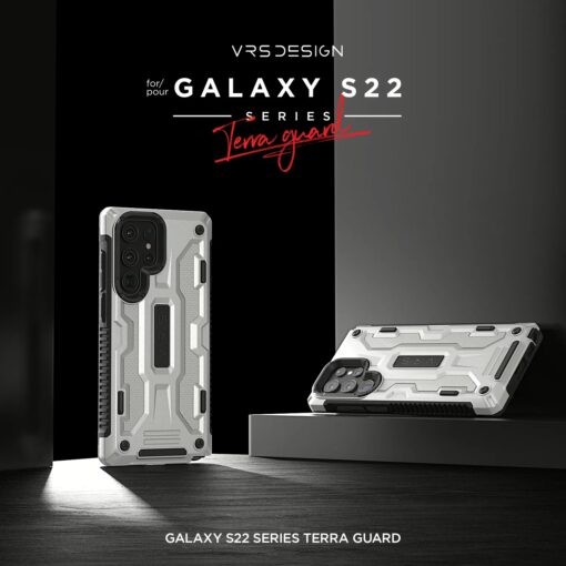 VRS รุ่น Terra Guard - เคส Galaxy S22 Ultra - สีขาว - Image 8