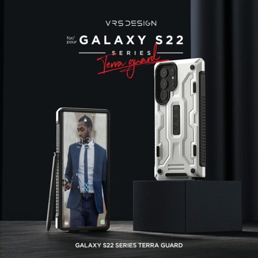 VRS รุ่น Terra Guard - เคส Galaxy S22 Ultra - สีขาว - Image 9