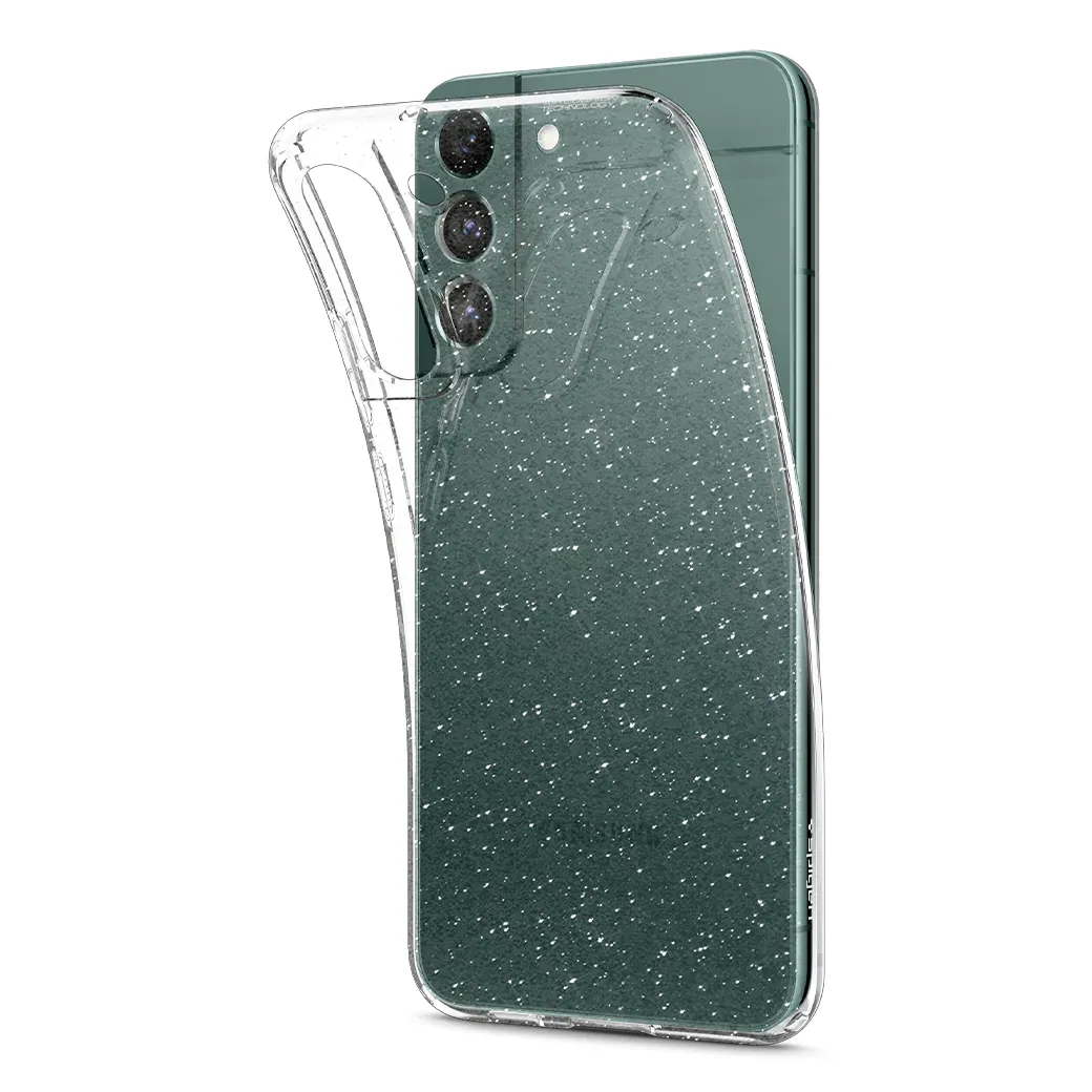 เคส Spigen รุ่น Liquid Crystal Glitter - Samsung Galaxy S22 Plus - สี Crystal Quartz