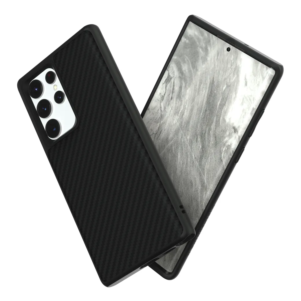 เคส RhinoShield รุ่น SolidSuit - Galaxy S22 Ultra - สี Carbon Fiber Black