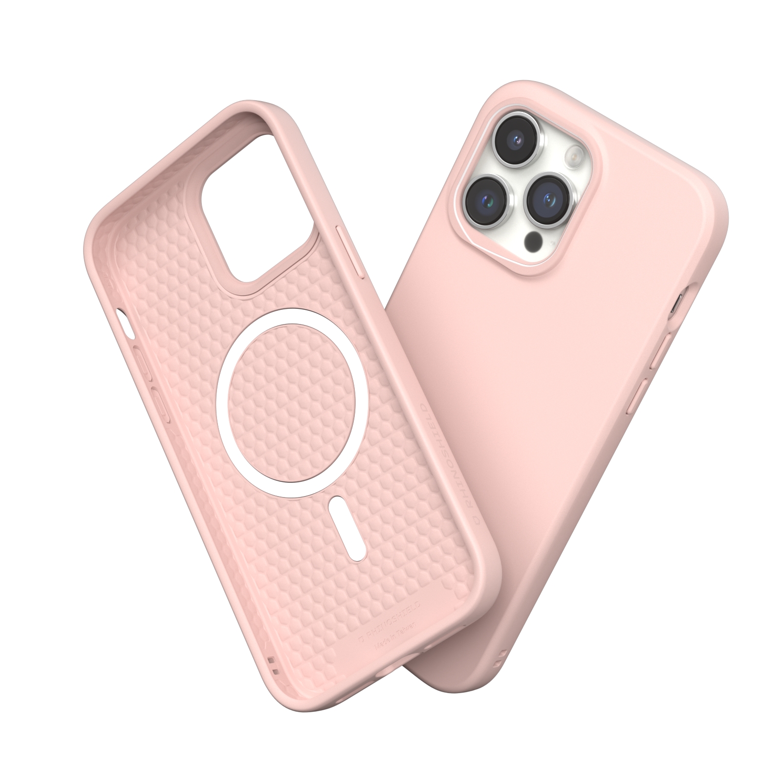 RhinoShield รุ่น SolidSuit Magsafe - เคส iPhone 14 Pro Max - สี Classic Blush Pink