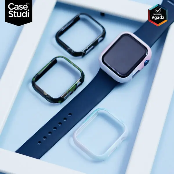 เคส Casestudi รุ่น Prismart - Apple Watch Series 7/8/9 (45mm) - สี Marble Black