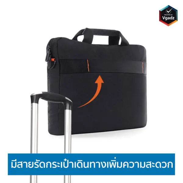 กระเป๋าโน๊ตบุ๊ค STM รุ่น Gamechange Brief (15") - สี Black