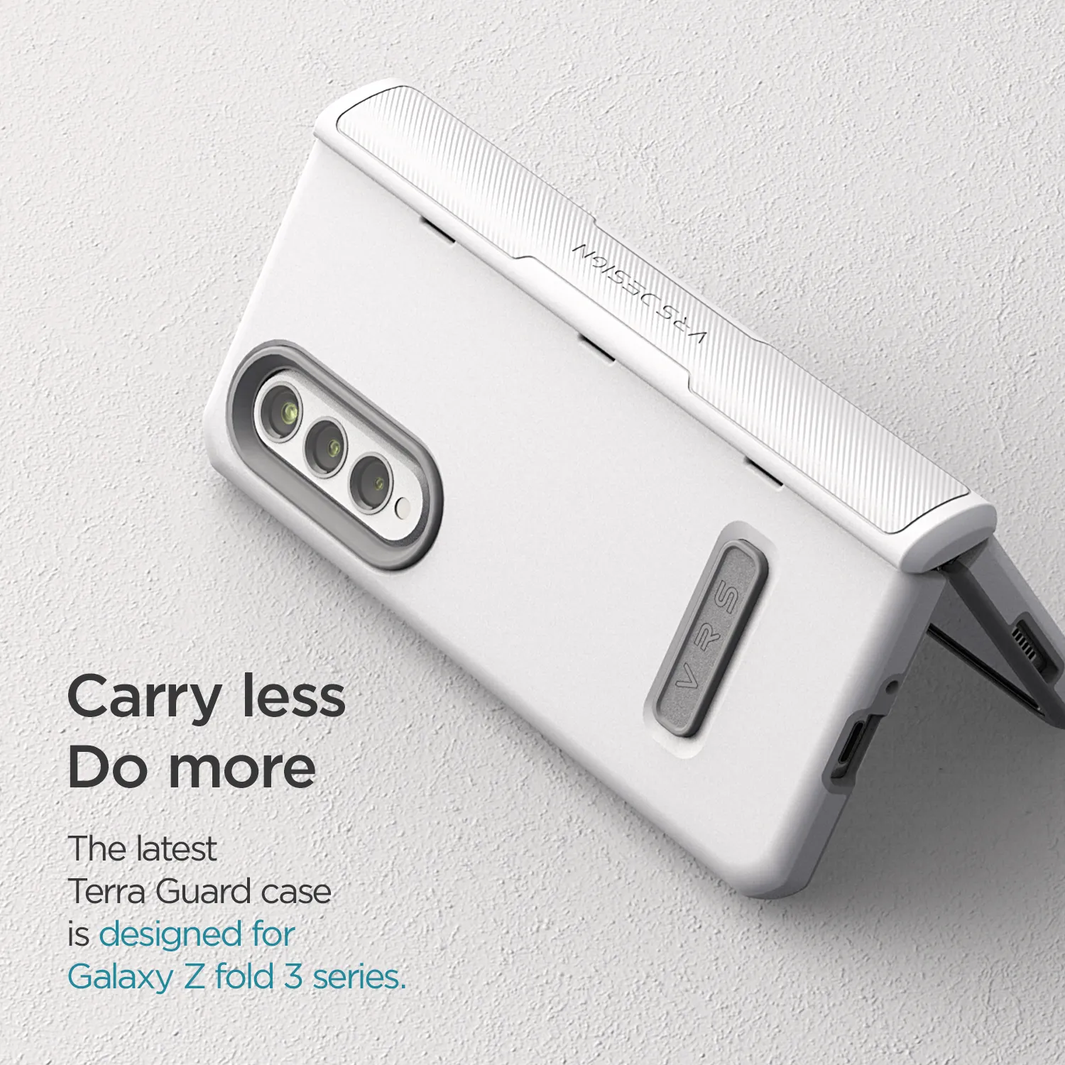 เคส VRS รุ่น Terra Guard Modern - Samsung Galaxy Z Fold 3 - สี White