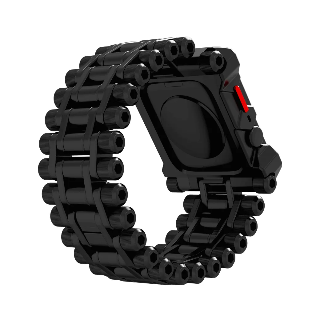เคส+สาย Element Case รุ่น Black Ops - Apple Watch Series 7/8 (45mm) - สี Black/Red