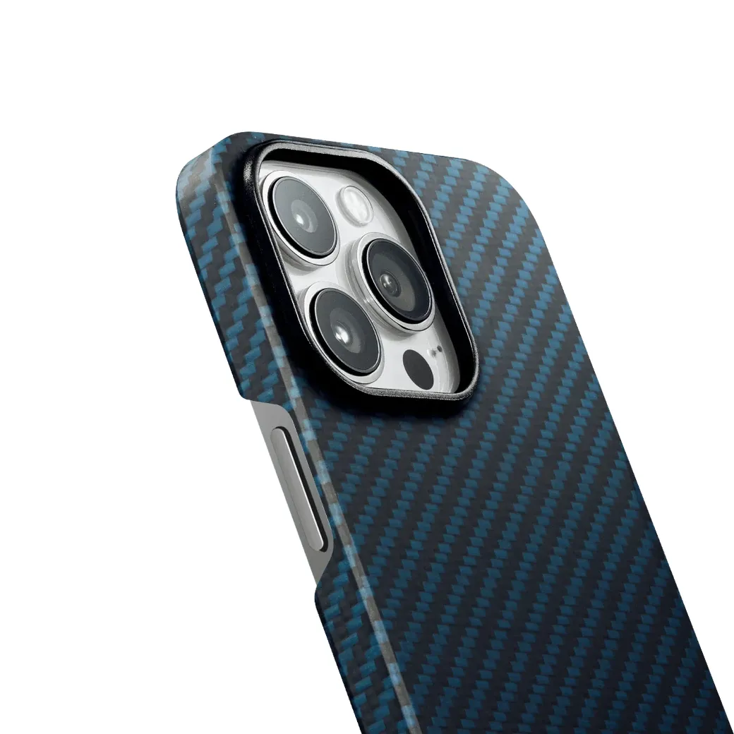 เคส PITAKA รุ่น MagEZ Case 2 - iPhone 13 Pro Max - สี Black/Blue Twill