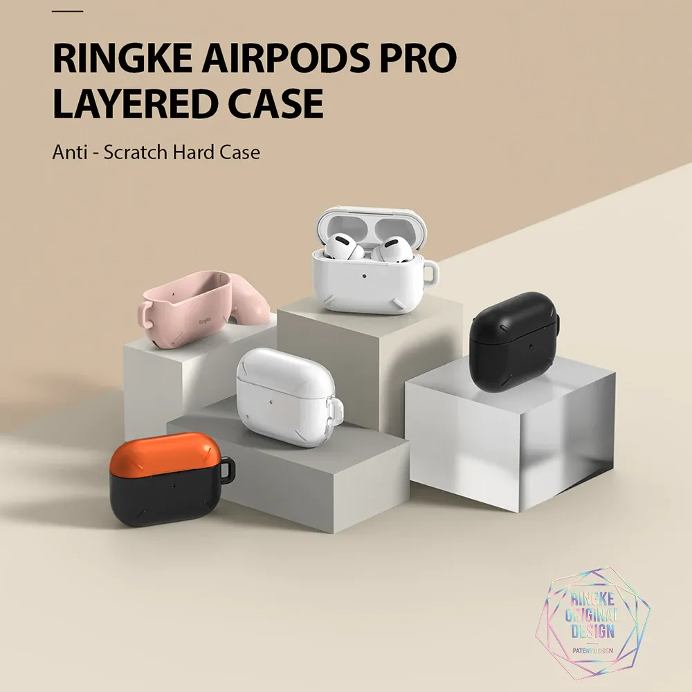 เคส Ringke รุ่น Layered - AirPods Pro - สี Peach Pink