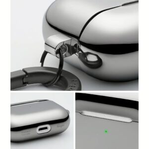 Ringke รุ่น Stainless Steel - เคส Airpods Pro - สี Silver