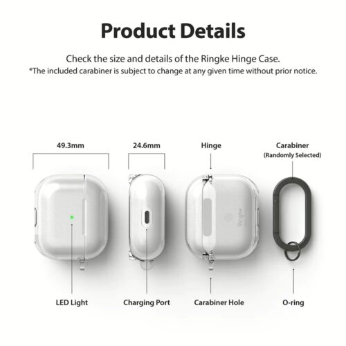 Ringke รุ่น Hinge - เคส Airpods 3 - สี Clear - Image 3